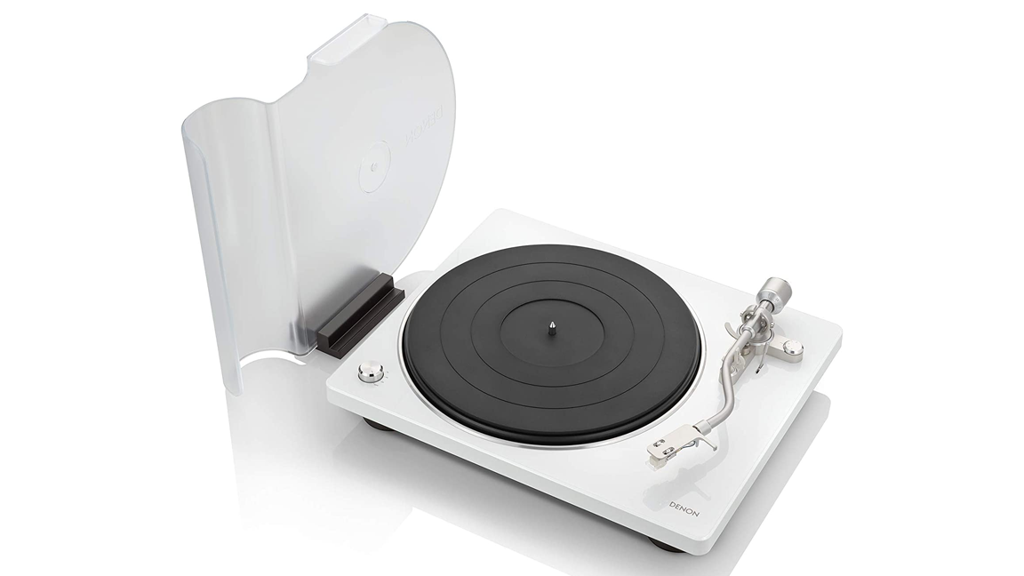 9. Denon DP-400 Semi-Automatic Analog Turntable